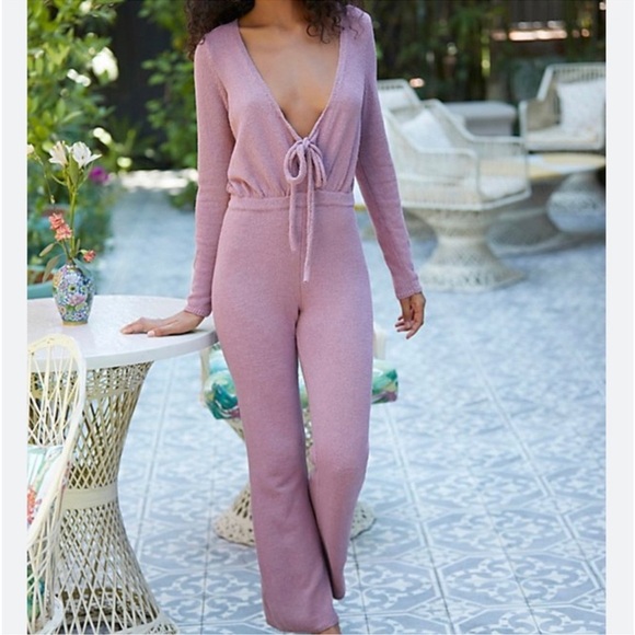 Free People Pants - Free People Beach Lindsey Sweater Jumpsuit